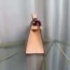 Kelly Pochette Style Beige Shiny Lizard Palladium Hardware