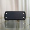 Kelly Retourne 25 Style Black Togo and Shiny Lizard Touch Gold Hardware