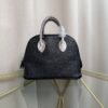 Bolide Mini Style Black Chevre Mysore and Natural Niloticus Lizard Touch Palladium Hardware
