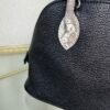Bolide Mini Style Black Chevre Mysore and Natural Niloticus Lizard Touch Palladium Hardware