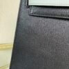 Kelly Sellier 25 Style Black and Bleu Brume Chevre Mysore Palladium Hardware Kelly Sellier 25 Style Black and Bleu Brume Chevre Mysore Palladium Hardware