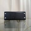 Kelly Sellier 25 Style Black and Bleu Brume Chevre Mysore Palladium Hardware Kelly Sellier 25 Style Black and Bleu Brume Chevre Mysore Palladium Hardware
