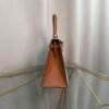 Kelly Sellier 25 Style Gris Perle and Gold Chevre Mysore Gold Hardware
