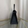 Kelly Sellier 25 Style Black Chevre Mysore Palladium Hardware