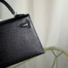 Kelly Sellier 20 Black Verso Chèvre Mysore Palladium Hardware