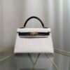 Kelly Sellier 20 Nata, Black Chèvre Mysore Gold Hardware