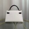 Kelly Sellier 20 Nata, Black Chèvre Mysore Gold Hardware