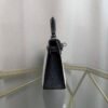 Kelly Sellier 20 Nata, Black Chèvre Mysore Palladium Hardware