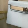 Kelly Sellier 20 Style Bleu Brume ,Nata Bicolor Chèvre Mysore Palladium Hardware