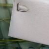Kelly Sellier 20 Style Mauve Pale Chèvre Mysore Palladium Hardware