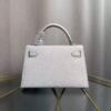Kelly Sellier 20 Style Mauve Pale Chèvre Mysore Palladium Hardware
