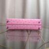Kelly Sellier 20 Style Rose Sakura Ostrich Palladium Hardware