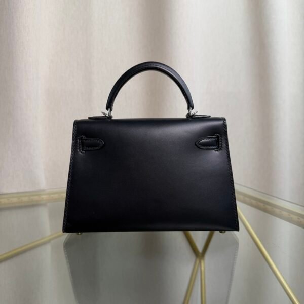 Kelly Sellier 20 Style "Cheval De Bois" Black and Multi Tadelakt Palladium Hardware