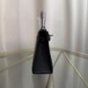 Kelly Sellier 20 Style Black Chèvre and Shiny Ombré Lizard Touch Palladium Hardware