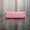 Kelly Sellier 20 Style Rose Sakura and Craie Chèvre Mysore Palladium Hardware