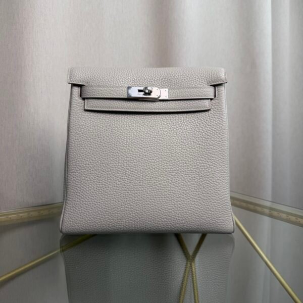 Kelly Ado II Backpack Style Craie Clemence Palladium Hardware