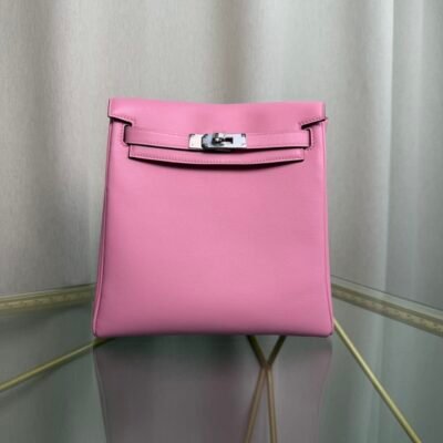 Kelly Ado II Backpack Style Rose Mauve Swift Palladium Hardware Kelly Ado II Backpack Style Rose Mauve Swift Palladium Hardware