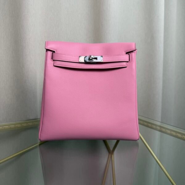 Kelly Ado II Backpack Style Rose Mauve Swift Palladium Hardware