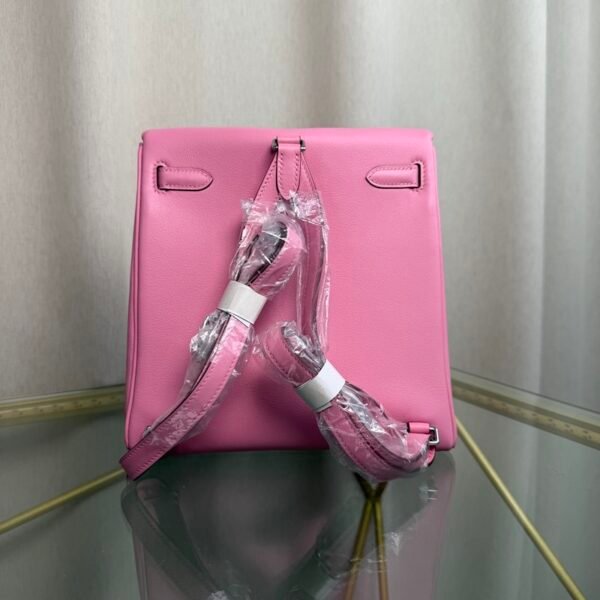 Kelly Ado II Backpack Style Rose Mauve Swift Palladium Hardware