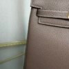 Kelly Ado II Backpack Style Étoupe Clemence Gold Hardware