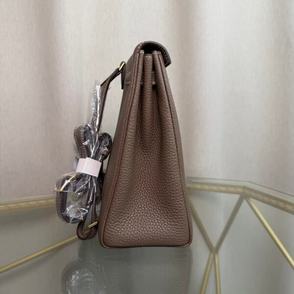 Kelly Ado II Backpack Style Étoupe Clemence Gold Hardware