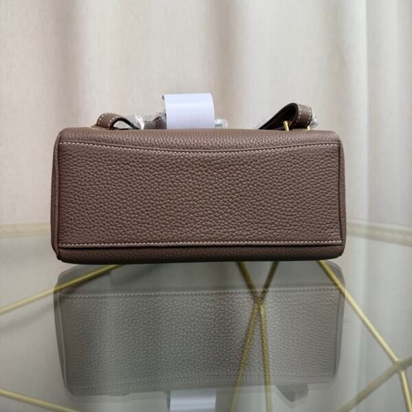 Kelly Ado II Backpack Style Étoupe Clemence Gold Hardware