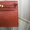 Kelly Danse Style Gold Ostrich Gold Hardware