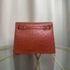 Kelly Danse Style Gold Ostrich Gold Hardware