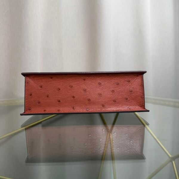 Kelly Danse Style Gold Ostrich Gold Hardware