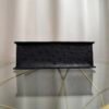 Kelly Danse Style Black Ostrich Palladium Hardware