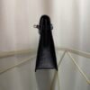 Kelly Danse Style Black Shiny Lizard Palladium Hardware