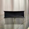 Kelly Danse Style Black Shiny Lizard Palladium Hardware